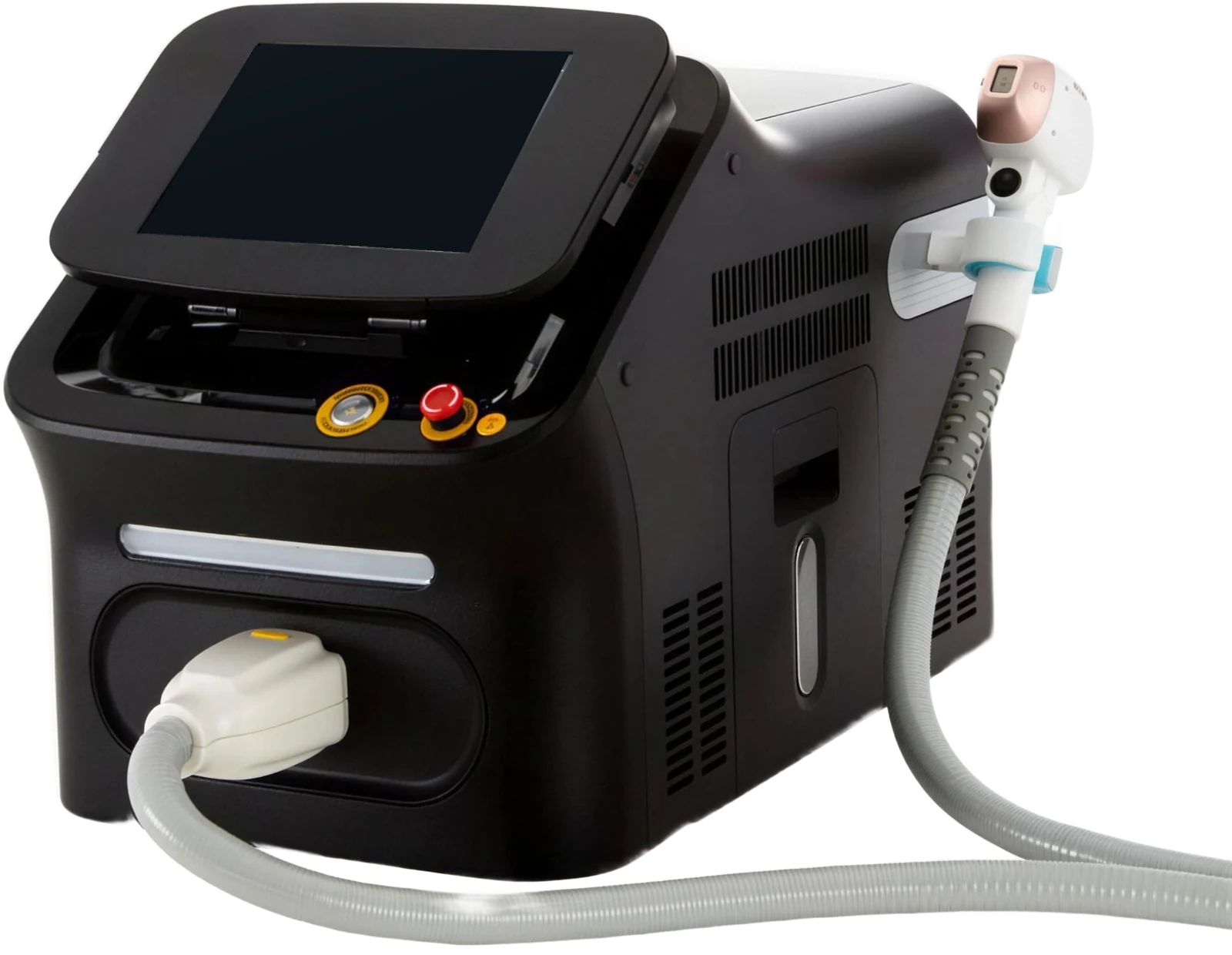 FG2000B MDR, mobiler SHR-Diodenlaser mit Applikator, Produktabbildung